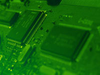 eletronics industry circuit board - powerpoint backgrounds