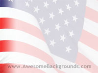 american flag - powerpoint backgrounds