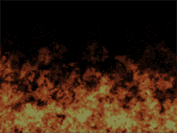 static fire - powerpoint slide background