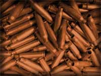 used bullet casings - powerpoint backgrounds