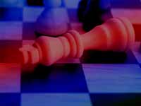 chess fallen king - powerpoint templates