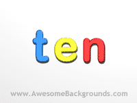 magnetic letters countdowns powerpoint