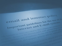 internet and email policy - powerpoint backgrounds