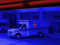 emergency medical vehicle - powerpoint backgrounds