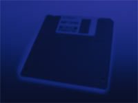floppy disk from the computing Set