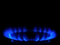 gas flames - powerpoint backgrounds