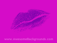 lipstick lip print - powerpoint backgrounds