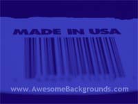 made in usa barcode - powerpoint backgrounds
