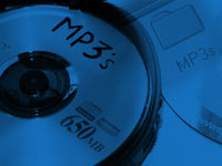 mp3 cd copy - powerpoint backgrounds