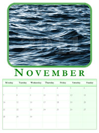 powerpoint calendar November