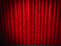 opening curtains welcome - powerpoint backgrounds