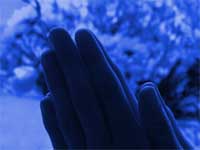 praying hands - christian powerpoint backgrounds