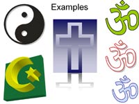 religion symbols - religious powerpoint backgrounds