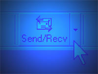 send and receive - powerpoint backgrounds