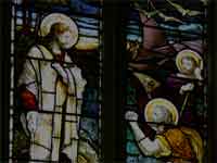 stained glass window - christian powerpoint backgrounds