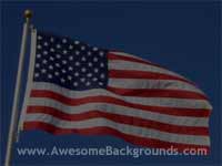 stars and stripes dark - powerpoint backgrounds