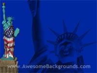 statue of liberty - powerpoint backgrounds