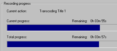 dvd making progress