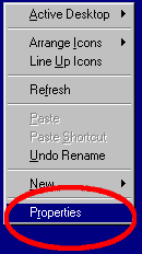 desktop properties
