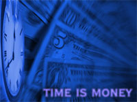 time is money - powerpoint template