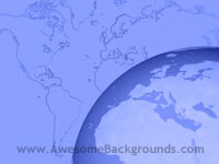 world globe - powerpoint backgrounds