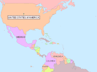 editable country names - powerpoint maps