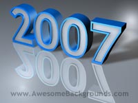 year 2007 - powerpoint backgrounds