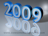 year 2009 - powerpoint backgrounds